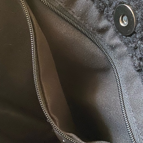 SHERPA MINI BUCKET CROSSBODY BAG Black 9x7x4” Shoulder Strap Goth Dark Lolita - Picture 6 of 7